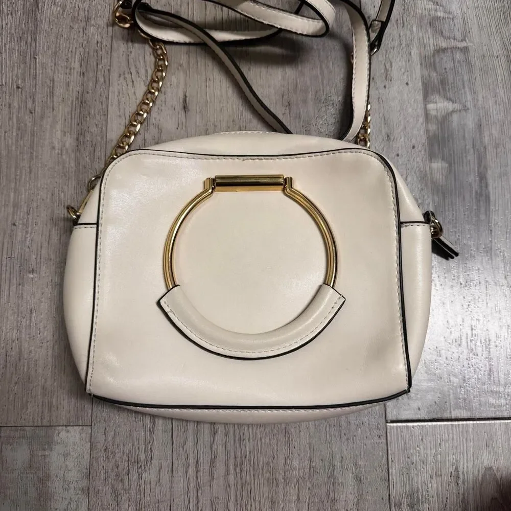 A-new-day Women's White and Cream Bag